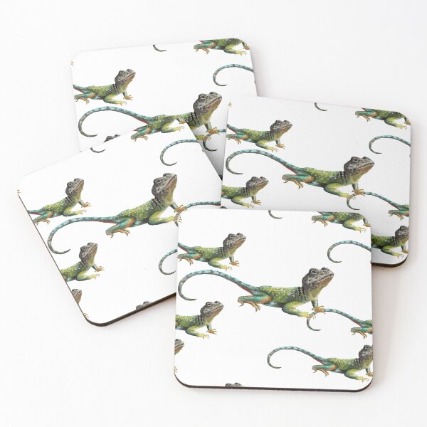 Item preview, Eastern Collared Lizard- Repeating designed and sold by Katie Morris Art.