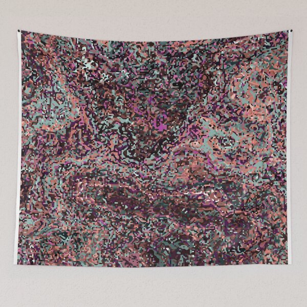 Item preview, Rose Granite Pixel Grunge designed and sold by geekdude.
