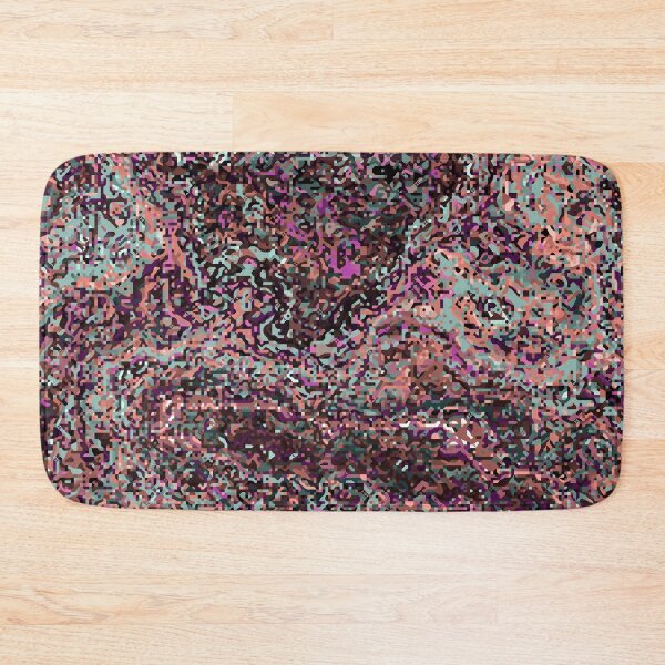 Item preview, Rose Granite Pixel Grunge designed and sold by geekdude.