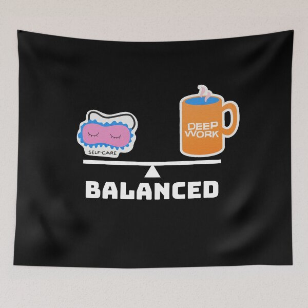 Item preview, Balance | Self Care | Deep Work designed and sold by LoveGen.