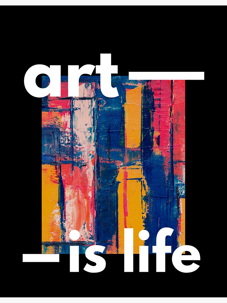 art is life: black background by Rockocrock