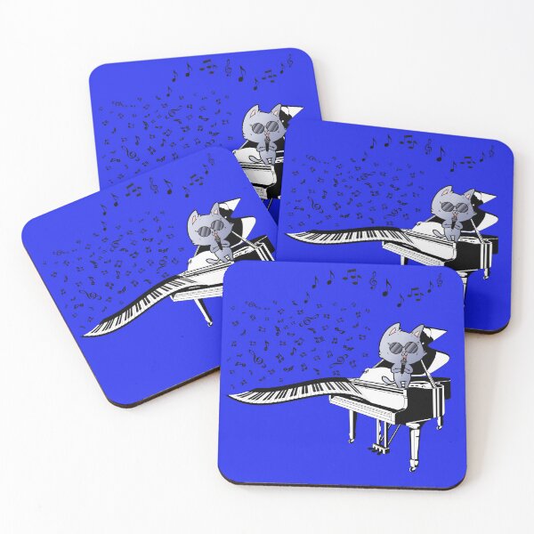 Item preview, Cat wearing sunglasses and singing - Cute and Fun designed and sold by Vero De.