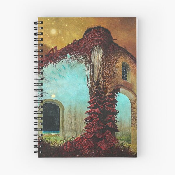Item preview, Untitled (House), by Zdzisław Beksiński designed and sold by JustContemplate.