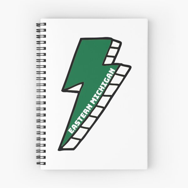 Aperçu de l'œuvre EMU Eastern Michigan University Lightning Bolt créée et vendue par kkosmicki.