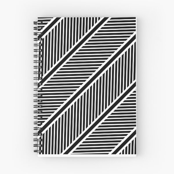 Item preview, Black and white diagonal lines striped pattern designed and sold by BLMcreations.