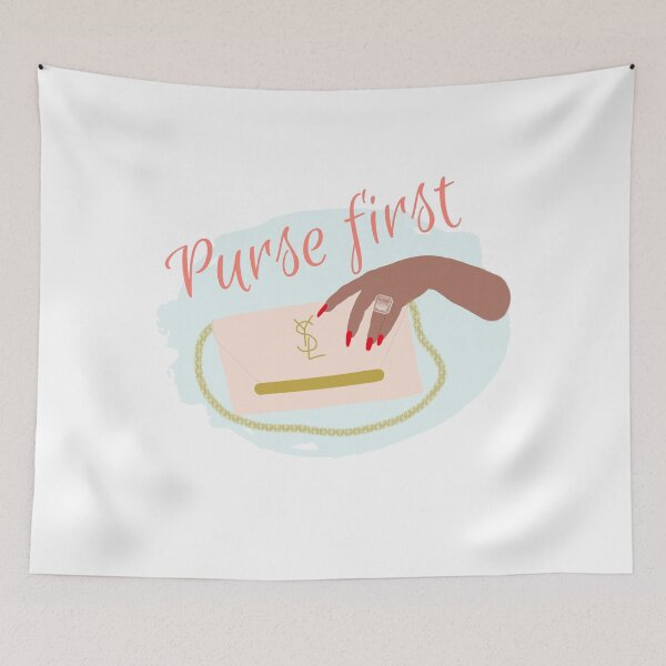 Item preview, caminar en el club Purse primer diseño de carrera de arrastre designed and sold by Shirtgame.