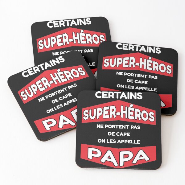 Item preview, Certains super-héros ne portent pas de cape on les appelle Papa - cadeau drôle pour la fête des pères designed and sold by thegiftedadult.