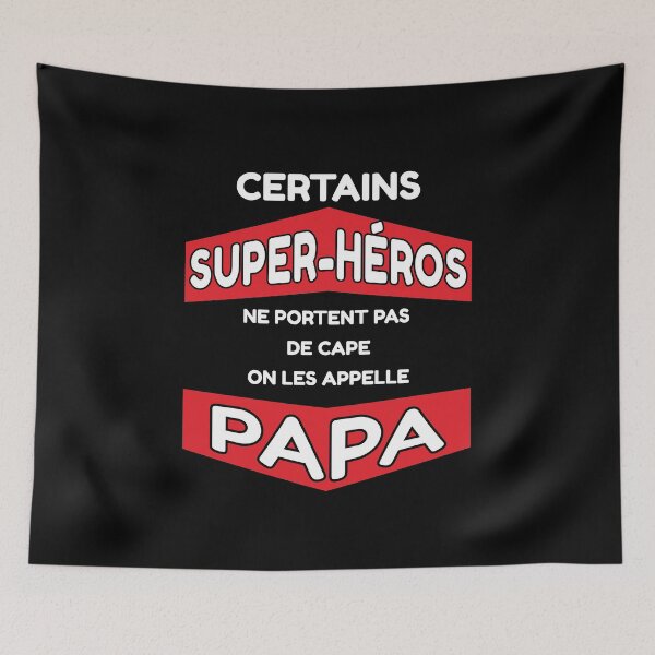 Item preview, Certains super-héros ne portent pas de cape on les appelle Papa - cadeau drôle pour la fête des pères designed and sold by thegiftedadult.