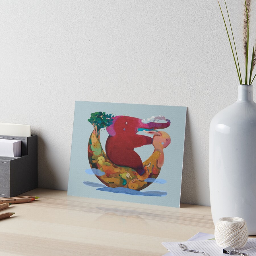 Item preview, Art Board Print designed and sold by Supachet.