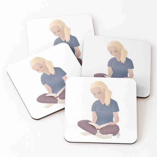 Item preview, Blonde Girl Reading designed and sold by A2Gretchen.
