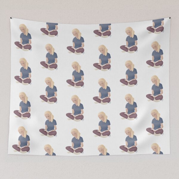 Item preview, Blonde Girl Reading designed and sold by A2Gretchen.