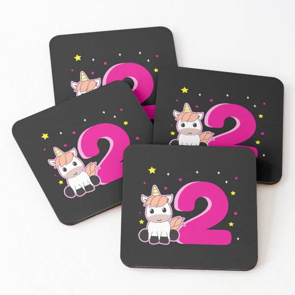 Item preview, 2 years birthday girl unicorn party Long Sleeve TShirt35 designed and sold by tawanama.