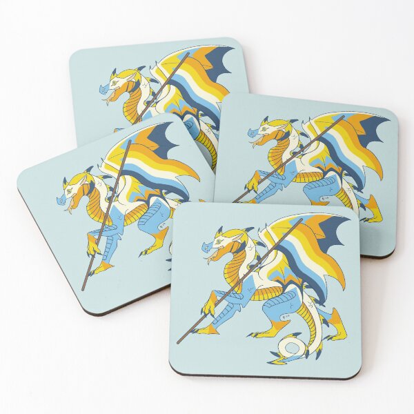 Item preview, AroAce Pride Flag Dragon (4th Edition) designed and sold by Art of Keymintt.