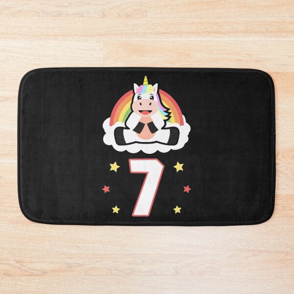 Item preview, 7 years birthday girl unicorn party Long Sleeve TShirt34 designed and sold by tawanama.