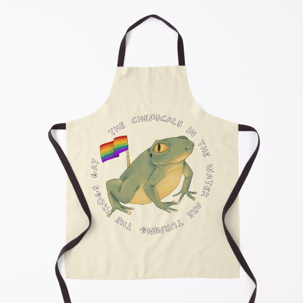 Item preview, chemicals in the water turning the frogs gay designed and sold by GarbageSalt.