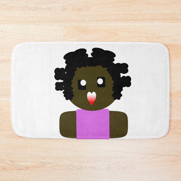 Item preview, CUTE GIRL PURPLE SHIRT BANTU KNOTS designed and sold by RetroPlaceee.