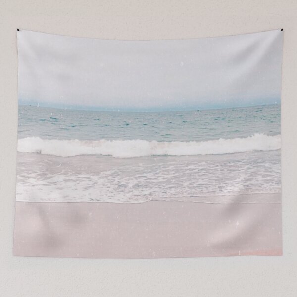 Item preview, Neutral Summer Beach Ocean Waves designed and sold by aestheticisland.