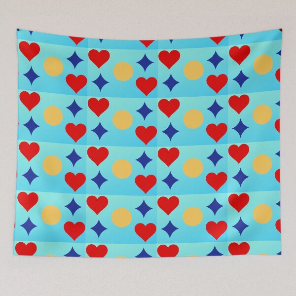 Item preview, Turquoise, Hearts, Diamonds and Golden Circle designed and sold by Mamta Thakkar.
