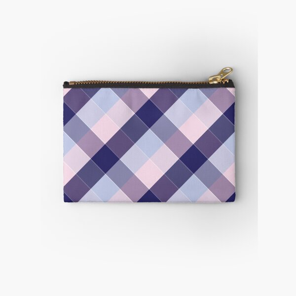 Item preview, Pink and blue diagonal plaid designed and sold by BLMcreations.