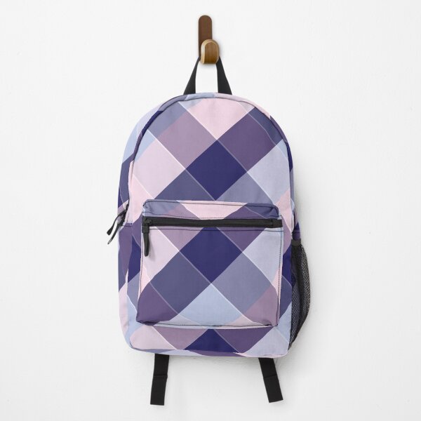 Item preview, Pink and blue diagonal plaid designed and sold by BLMcreations.