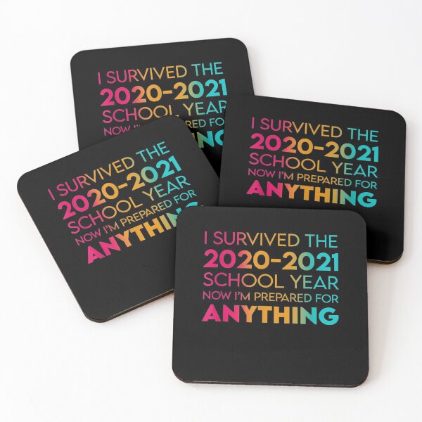 Item preview, End Of Year School Survivor Colorful 2020-2021 Teacher Funny designed and sold by musgroveart.
