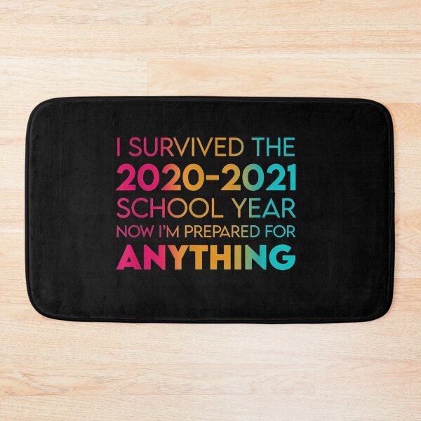 Item preview, End Of Year School Survivor Colorful 2020-2021 Teacher Funny designed and sold by musgroveart.