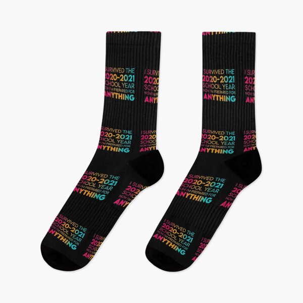 Item preview, End Of Year School Survivor Colorful 2020-2021 Teacher Funny designed and sold by musgroveart.