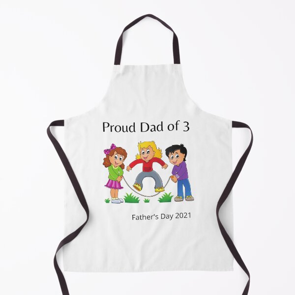 Item preview, Proud Dad of 3 #FathersDay2021 designed and sold by GeoTeasters.