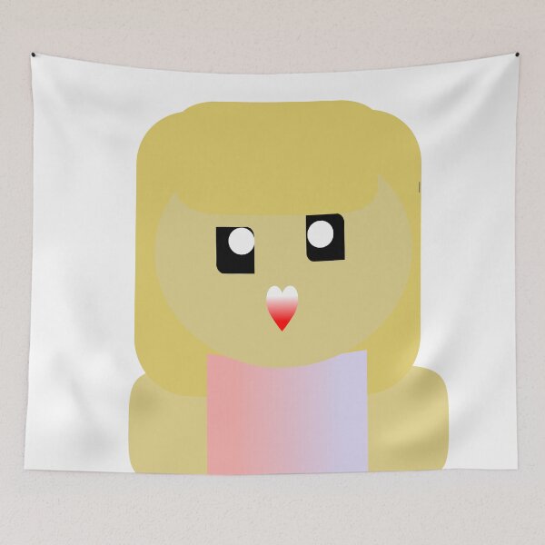 Item preview, CUTE GIRL WITH BLONDE HAIR AND BANGS  designed and sold by RetroPlaceee.