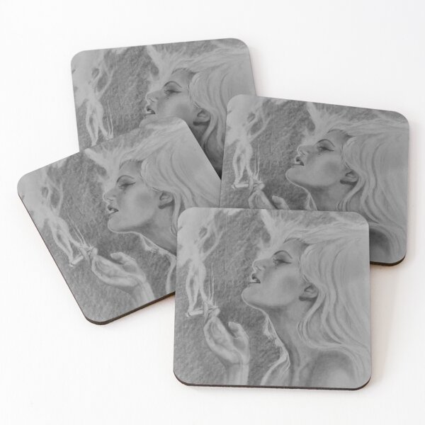Item preview, Girl with Cigarette 3 designed and sold by Arrowbrook Art.