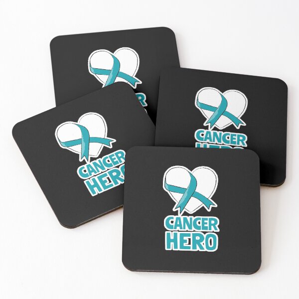 Item preview,  Cancer Hero, Teal Ribbon, Ovarian Cancer awareness designed and sold by CMButike.