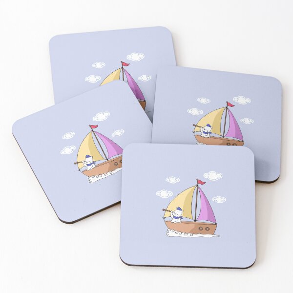 Item preview, Westie sailing designed and sold by GaleriaDeFio.