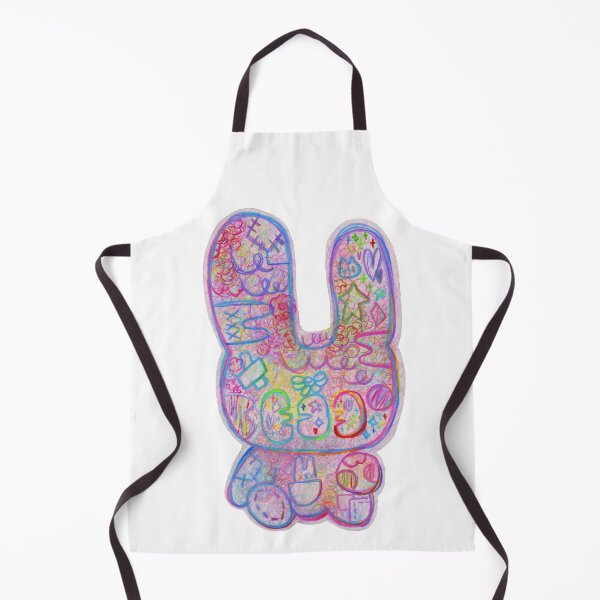 Item preview, curlybeary 1, Rainbow Colored Kawaii Japanese Plush Abstract Expressionism Art designed and sold by Ben Ryuki Miyagi Architect.