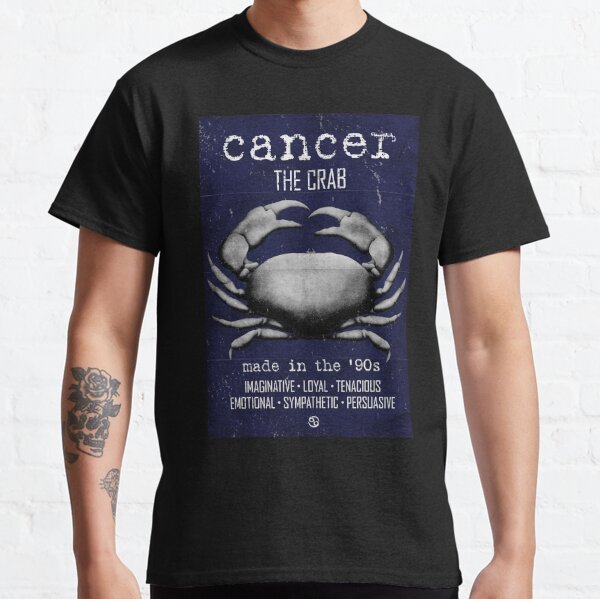 Cancer the Crab Zodiac Sign Astrology ‘90s Classic T-Shirt