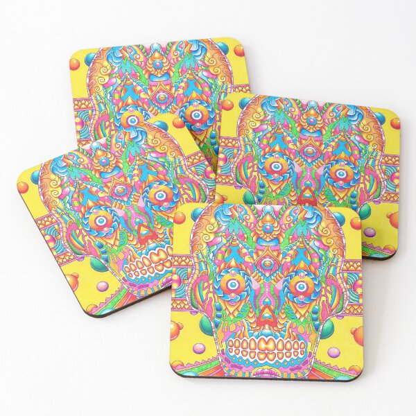 Item preview, Skullosophy Psychedelic Skull designed and sold by KOALACID.