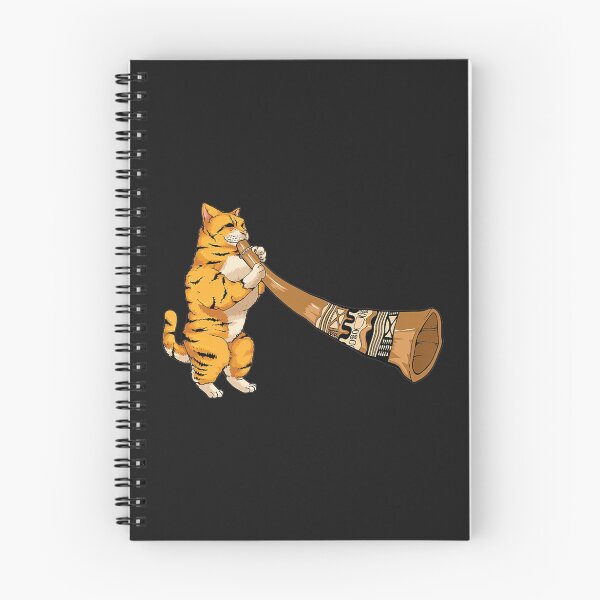 Item preview, Cool Cat Playing Didgeridoo  Funny Kitten Instrument Gift Premium TShirt23 designed and sold by tawanama.