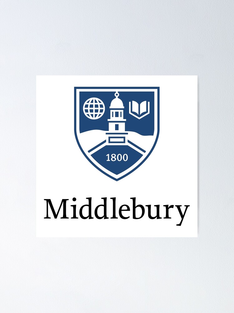 "Middlebury College" Poster for Sale by Reeteppup Redbubble