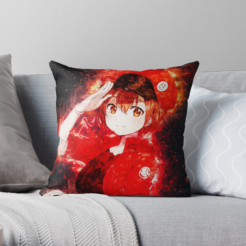 Red Blood Cell Cells At Work Anime girl Waifu Sticker for Sale by  Spacefoxart