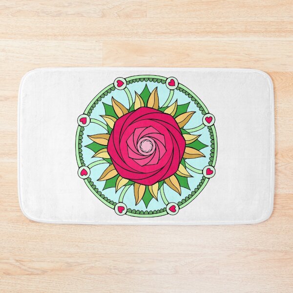 Item preview, Rose Heart Zen Mandala - #36 designed and sold by newmicro.