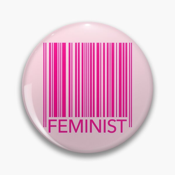 Item preview, Feminist Barcode (hot pink) designed and sold by Thelittlelord.