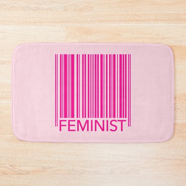 Item preview, Feminist Barcode (hot pink) designed and sold by Thelittlelord.