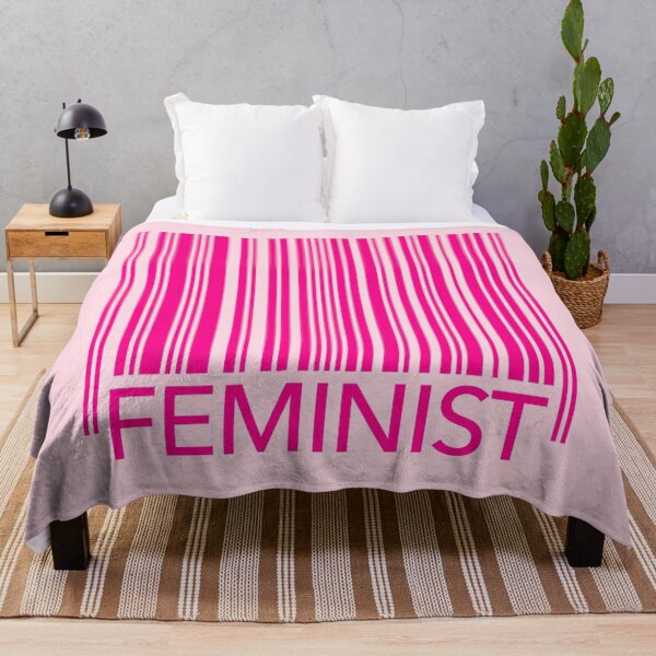 Item preview, Feminist Barcode (hot pink) designed and sold by Thelittlelord.