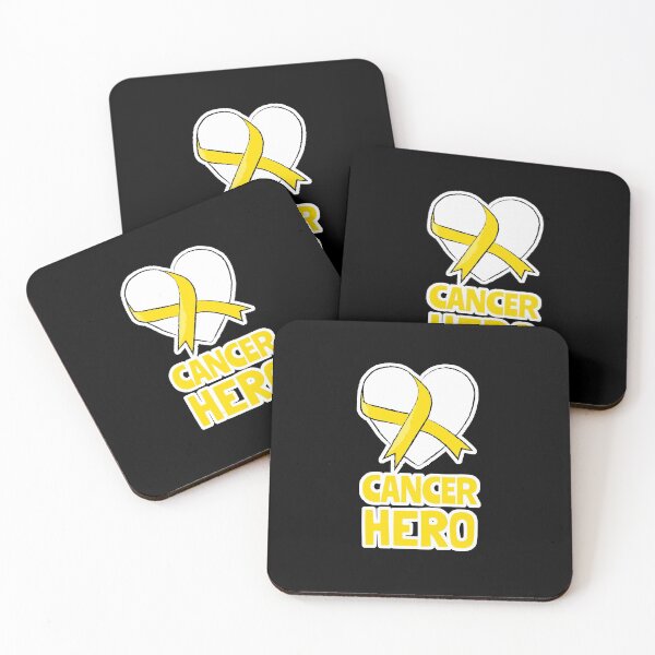 Item preview, Cancer Hero, Yellow Ribbon, Sarcoma Awareness, Bone Cancer Awareness designed and sold by CMButike.