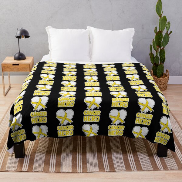 Item preview, Cancer Hero, Yellow Ribbon, Sarcoma Awareness, Bone Cancer Awareness designed and sold by CMButike.