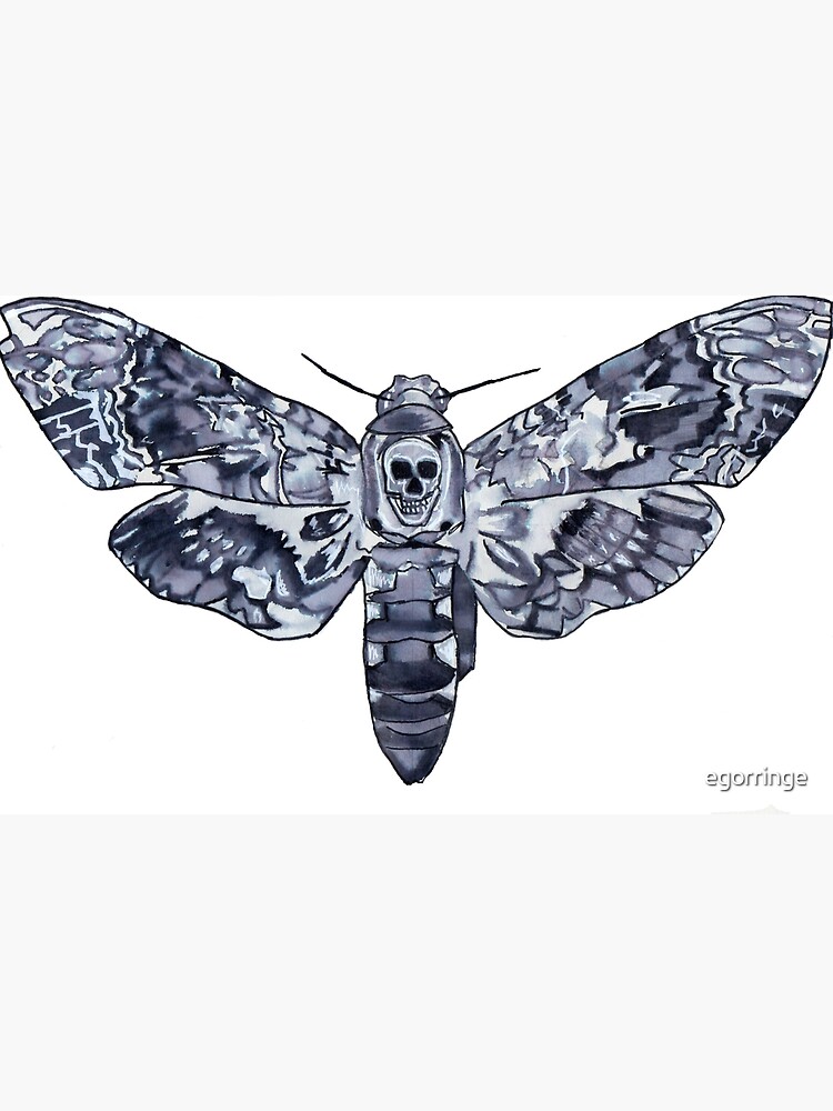  Psychedelic Death's Head Hawk Moth Diamond Painting