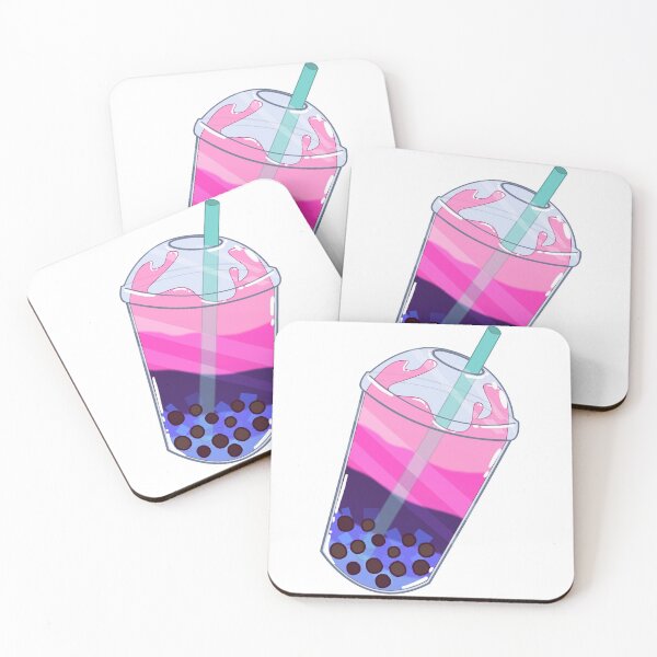 Item preview, Omni Pride Flag Boba (Sticker) designed and sold by Leaf Doodles.