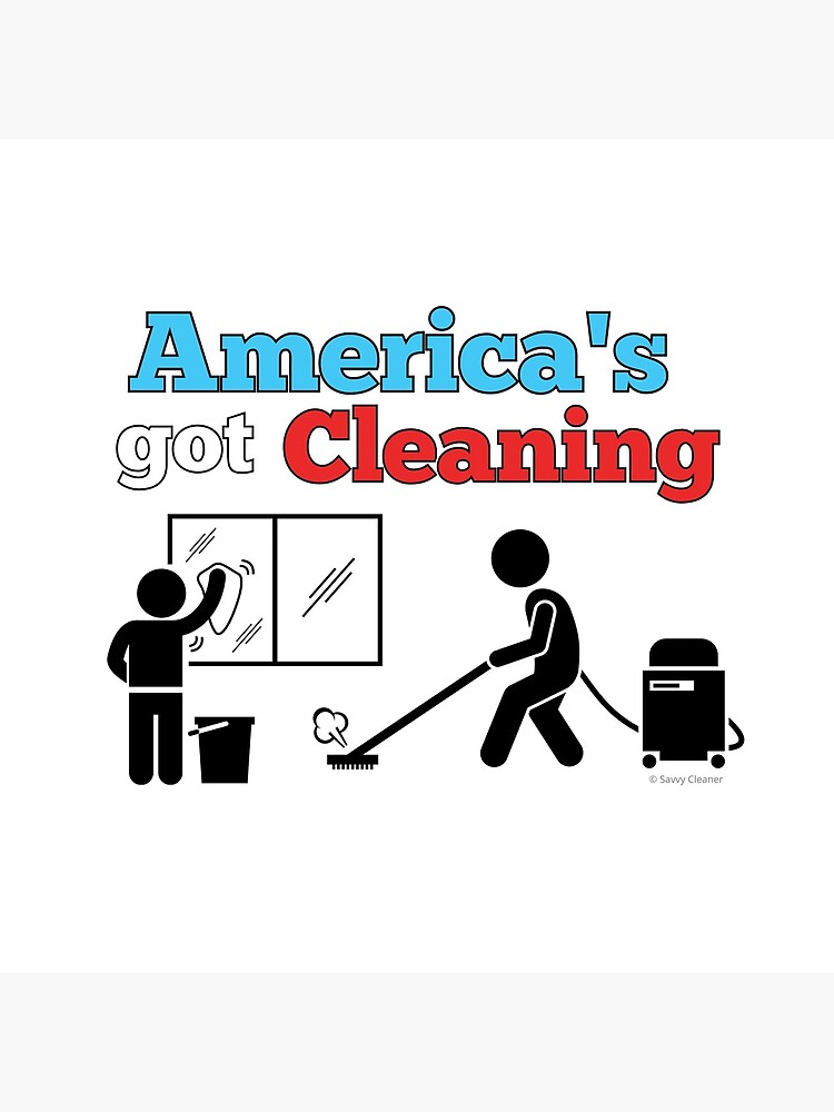 Thumbnail 5 of 5, Coasters (Set of 4), America's Got Cleaning Window Washing and Vacuuming Fun designed and sold by SavvyCleaner.