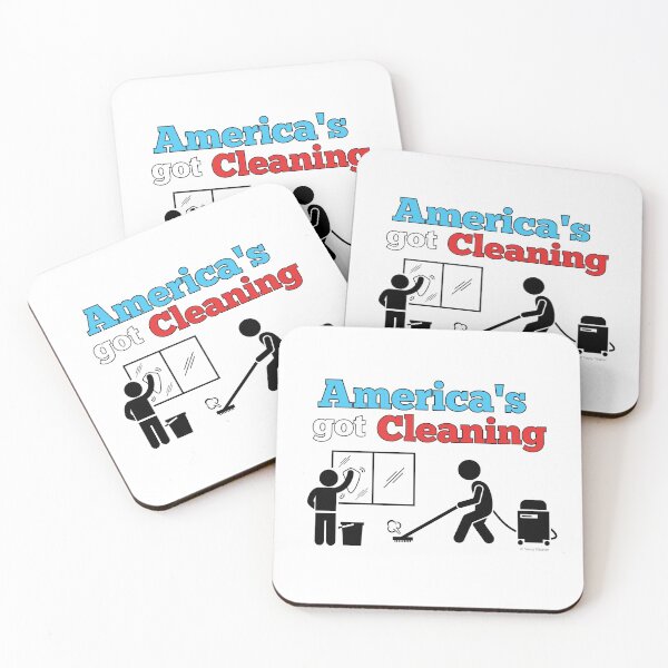 Item preview, America's Got Cleaning Window Washing and Vacuuming Fun designed and sold by SavvyCleaner.