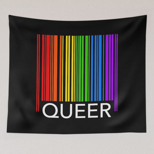 Item preview, Queer - Pride Rainbow Barcode designed and sold by Thelittlelord.