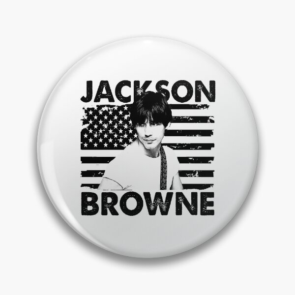 Item preview, Retro American Jackson Flag Browne  Music Gift designed and sold by ewisozk.